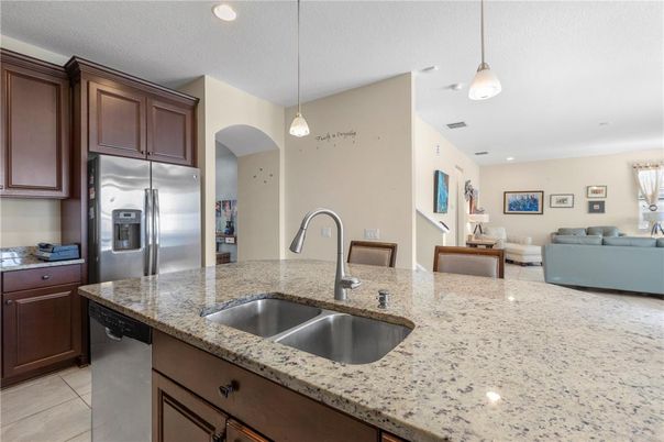 Interior, Kitchen, Living room, Pendant Lights, Recessed Lighting, Stainless Steel Appliances