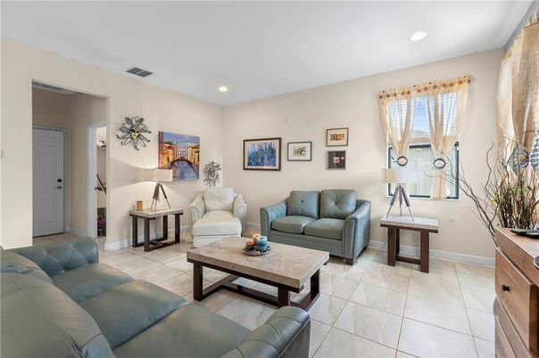Interior, Living room, Recessed Lighting