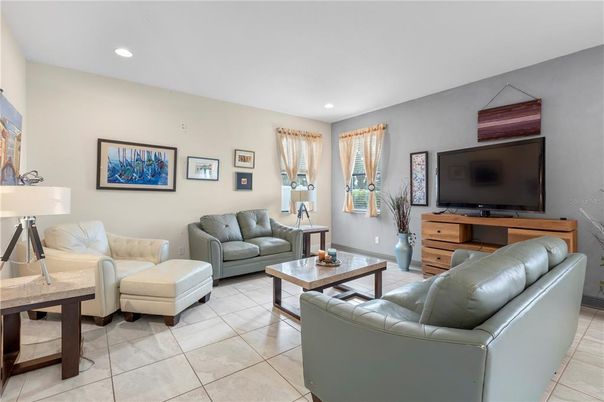 Interior, Living room, Recessed Lighting