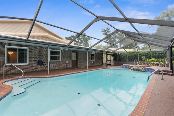 Glass Ceilings, Interior, Pool, Stone Walls, Sun Room