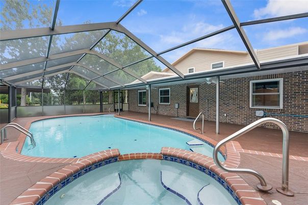 Glass Ceilings, Interior, Pool, Stone Walls, Sun Room