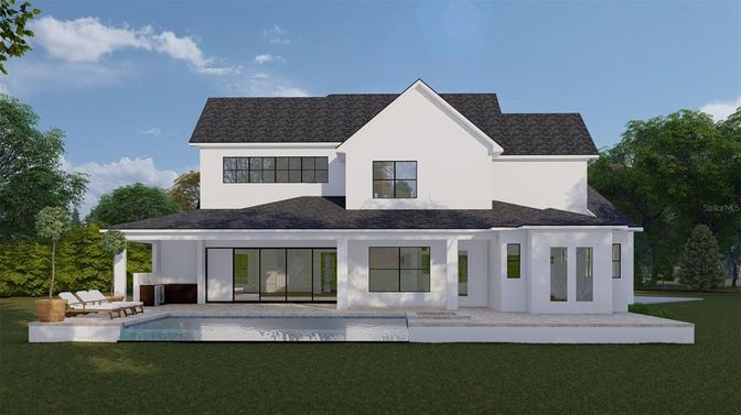 Exterior, Facade, Pool, Farmhouse
