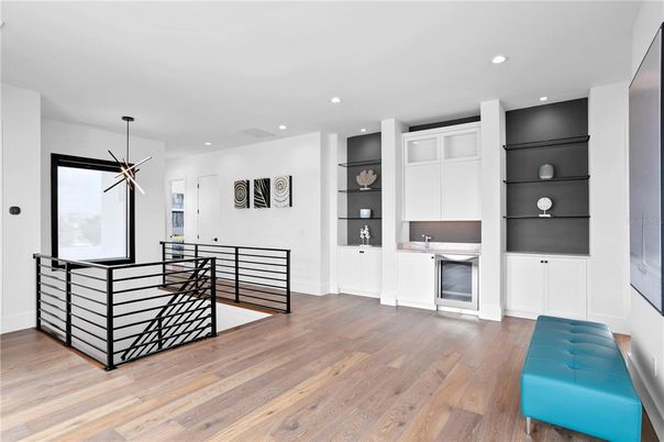 Interior, Pendant Lights, Recessed Lighting, Wood Texture Flooring