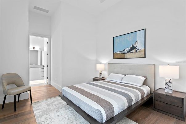 Bedroom, Interior, Wood Texture Flooring