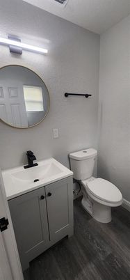 Bathroom, Interior, Wood Texture Flooring