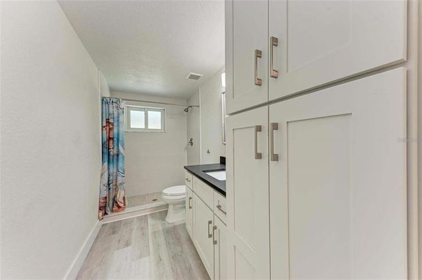 Bathroom, Interior, Wood Texture Flooring