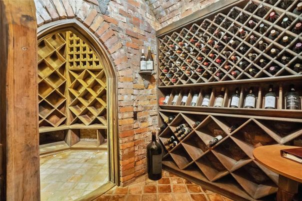Interior, Stone Walls, Wine Storage