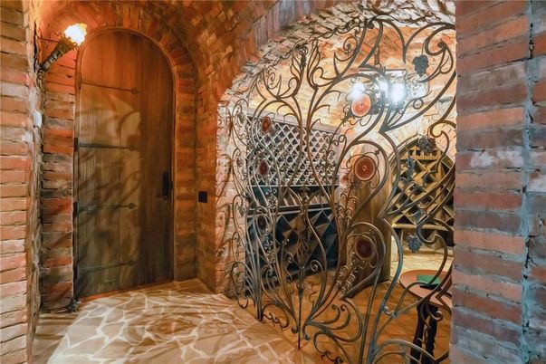 Interior, Stone Walls, Wine Storage