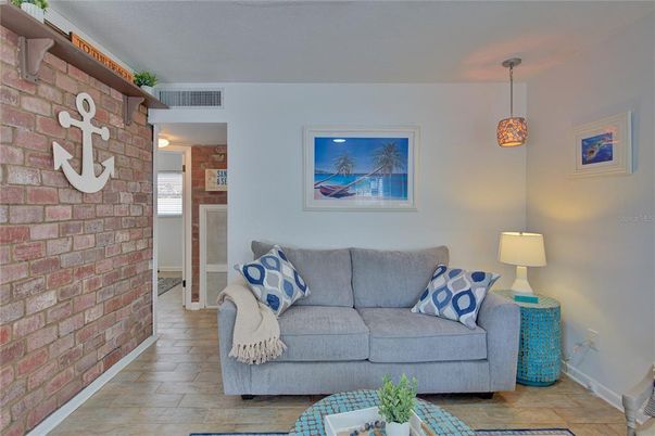 Interior, Living room, Pendant Lights, Stone Walls