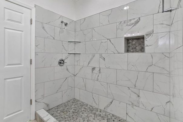 Bathroom, Interior, Marble Walls