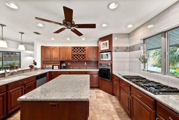 Interior, Kitchen, Pendant Lights, Recessed Lighting