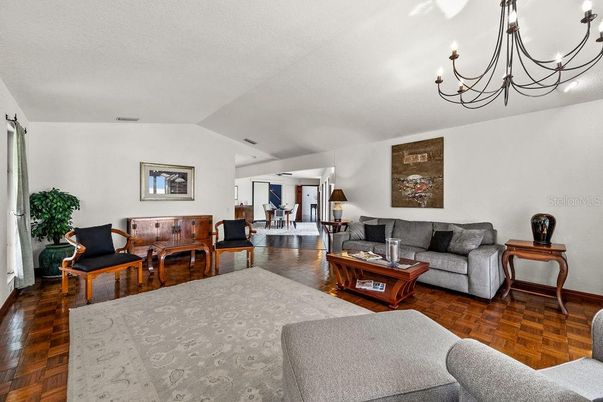 Chandelier, Interior, Living room, Wood Texture Flooring