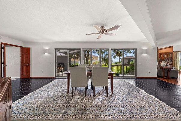Dining room, Interior, Wood Texture Flooring