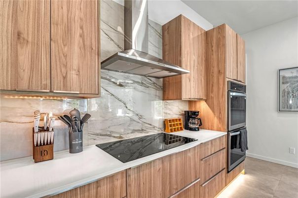 Interior, Kitchen, Marble Walls