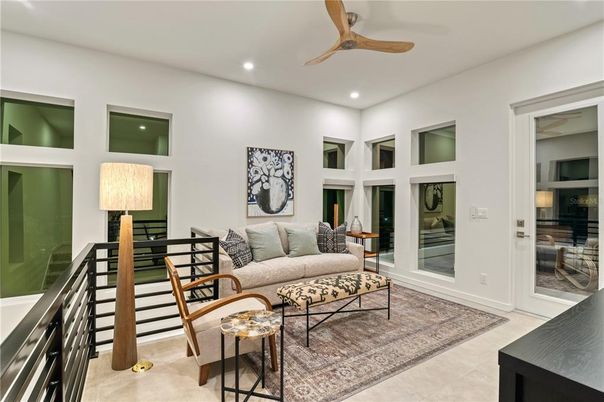Interior, Living room, Recessed Lighting