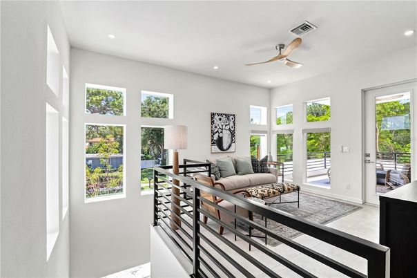 Interior, Living room, Recessed Lighting