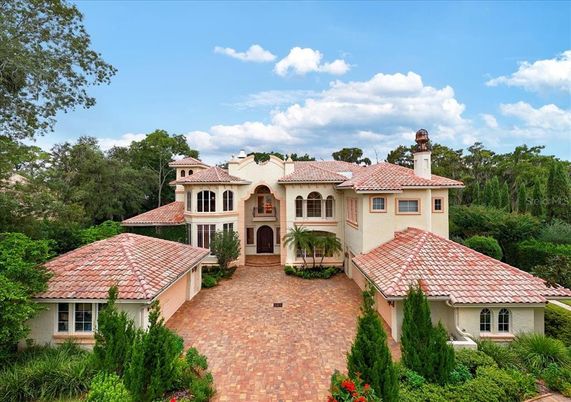 Backyard, Exterior, Facade, Mediterranean