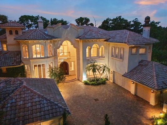 Backyard, Exterior, Facade, Mediterranean