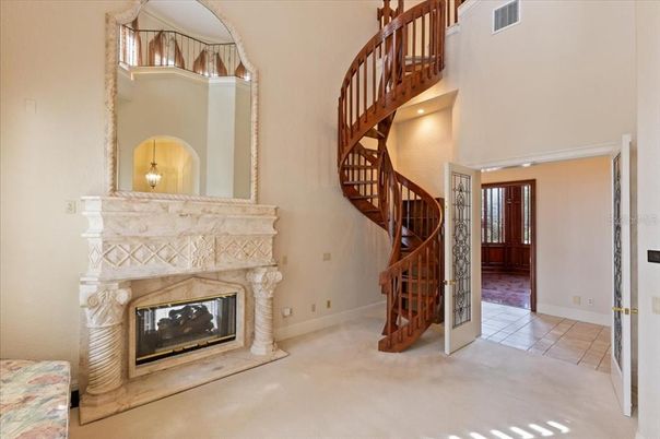 Fireplace, Interior, Recessed Lighting