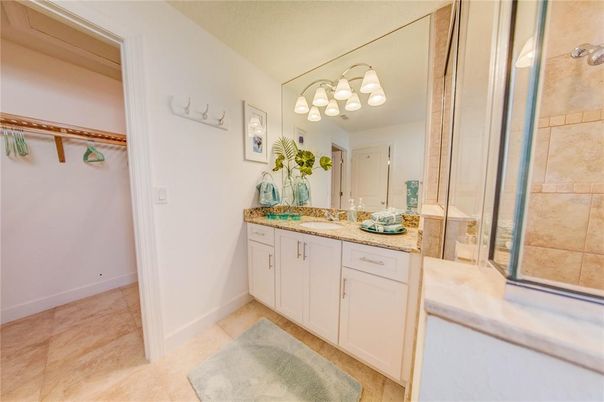 Bathroom, Dual Sink Vanities, Glass Shower, Interior