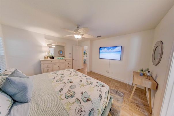 Bedroom, Interior, Wood Texture Flooring