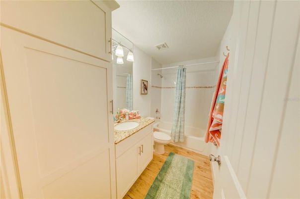 Bathroom, Interior, Wood Texture Flooring