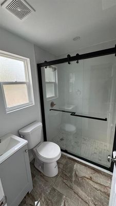 Bathroom, Glass Shower, Interior