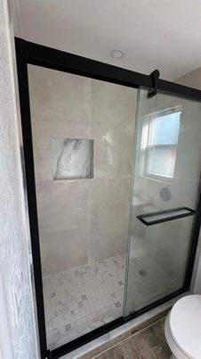 Bathroom, Glass Shower, Interior