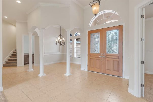 Chandelier, Interior, Recessed Lighting