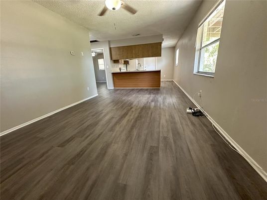 Empty room, Interior, Kitchen, Wood Texture Flooring