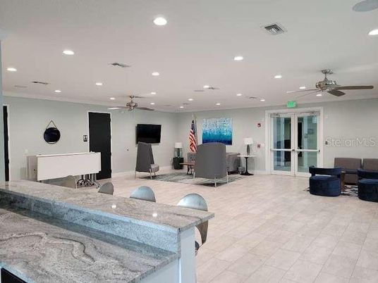 Interior, Living room, Recessed Lighting