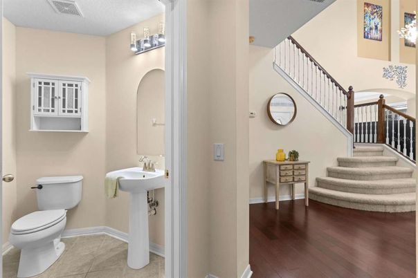 Bathroom, Interior, Wood Texture Flooring