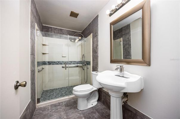 Bathroom, Glass Shower, Interior