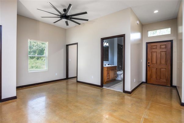 Bathroom, Empty room, Interior, Recessed Lighting