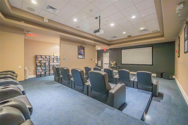 Home Theatre Room, Interior, Projection Screen, Recessed Lighting, Theatre Room