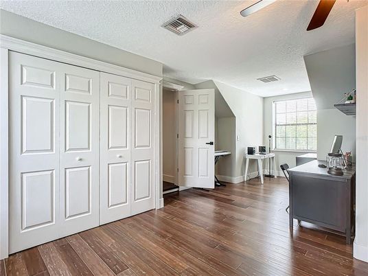 Home Office, Interior, Wood Texture Flooring