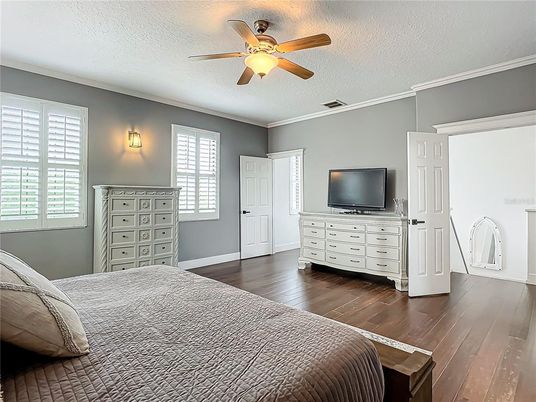 Bedroom, Interior, Wood Texture Flooring