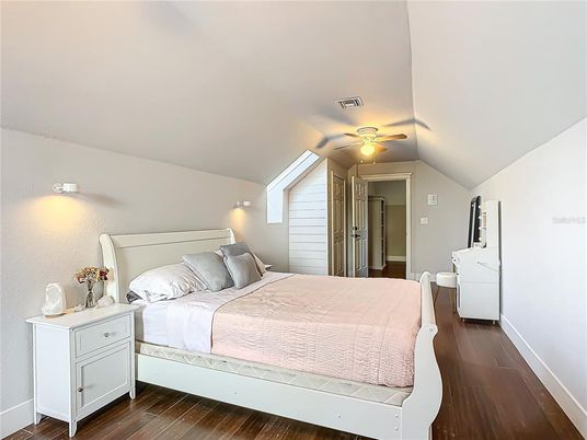 Bedroom, Interior, Wood Texture Flooring