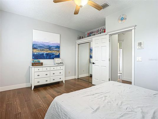 Bedroom, Interior, Wood Texture Flooring