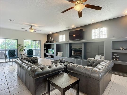 Interior, Living room, Recessed Lighting