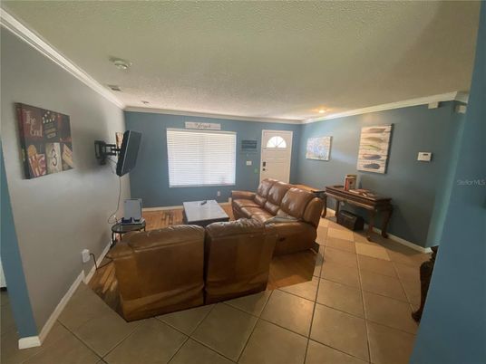 Interior, Living room, Recessed Lighting