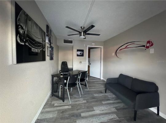 Home Office, Interior, Wood Texture Flooring
