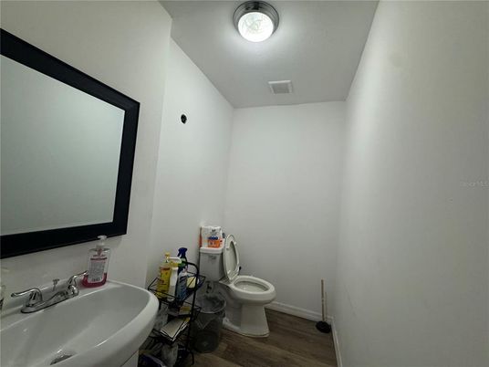 Bathroom, Interior, Wood Texture Flooring