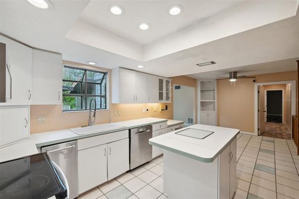 Interior, Kitchen, Recessed Lighting, Stainless Steel Appliances