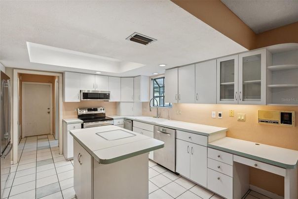 Interior, Kitchen, Recessed Lighting, Stainless Steel Appliances