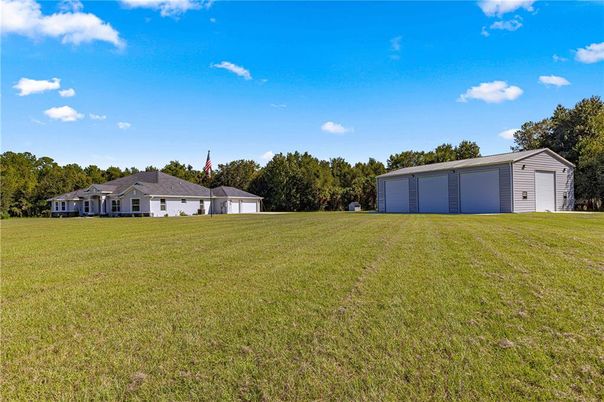 Backyard, Detached Garage, Exterior