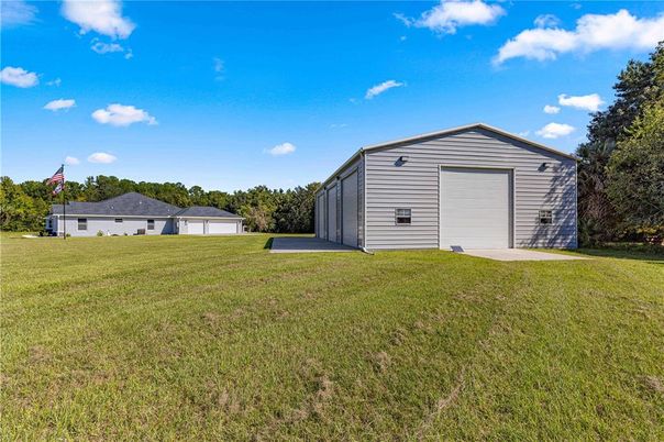 Backyard, Detached Garage, Exterior