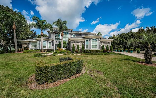 Backyard, Exterior, Facade, Mediterranean