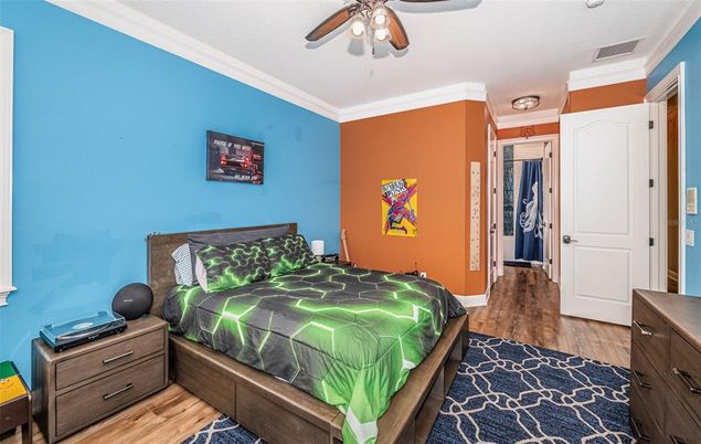 Bedroom, Interior, Wood Texture Flooring