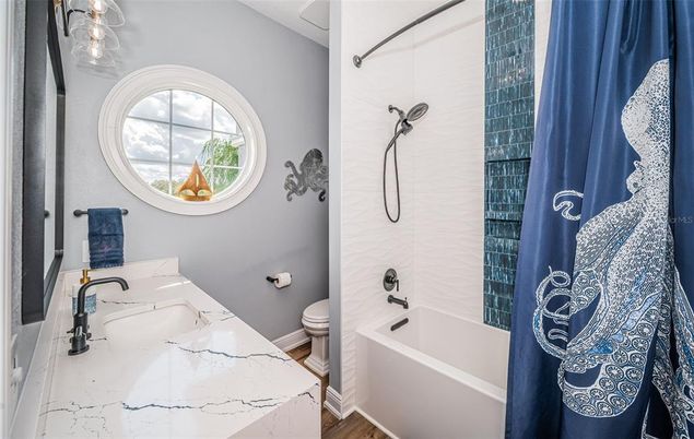 Bathroom, Interior, Wood Texture Flooring